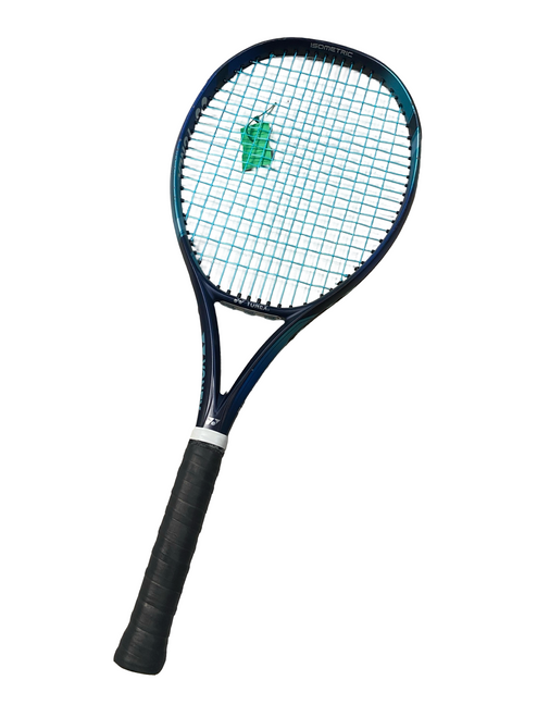 Vist Large View of Product Image Which is Used YONEX Adult Tennis Racquet Navy Blue 4 1/4"