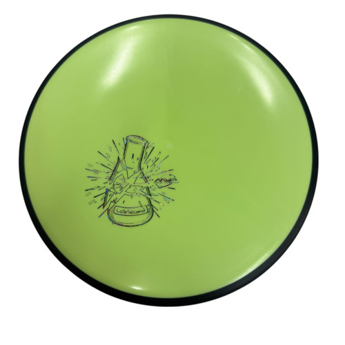 Vist Large View of Product Image Which is Used MVP LAB SECOND REACTOR Disc Golf Mid Range Optic Yellow