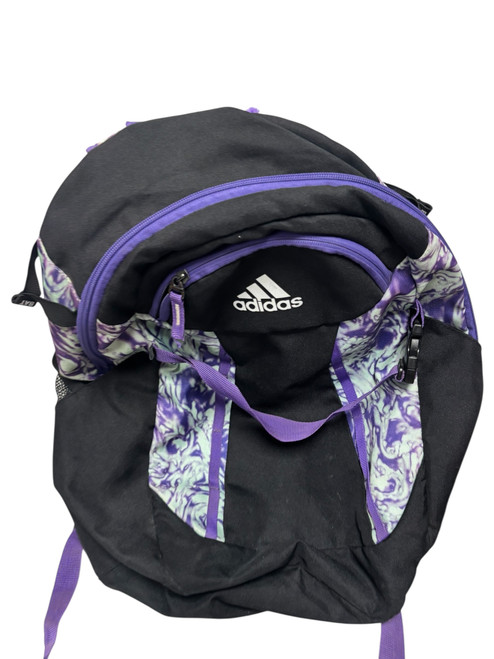 Vist Large View of Product Image Which is Used Adidas Baseball & Softball Backpack Black And Purple