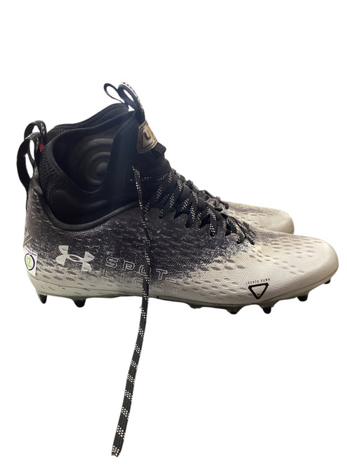 Vist Large View of Product Image Which is Used Under Armour Soccer Cleats Black Senior 12