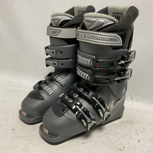 Vist Large View of Product Image Which is Used Salomon PERFORMA 5.0 W Womens DH Ski Boot Grey 235 MP - J05.5 - W06.5