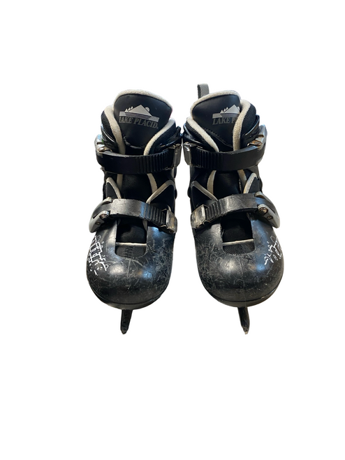 Vist Large View of Product Image Which is Used Lake Placid ADJUSTABLE 11-2 Junior Hockey Skate Adjustable