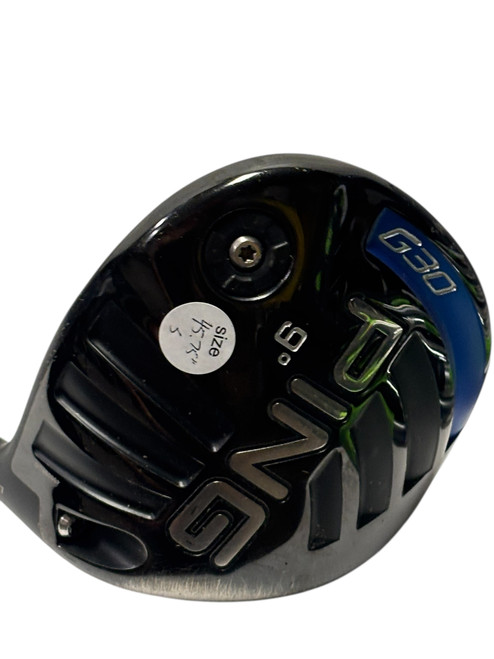 Vist Large View of Product Image Which is Used Ping G30 Mens Golf Driver RH 9.0 Degree 45.75" w/ Evenflow Riptide CB 6.0-S 60g Shaft