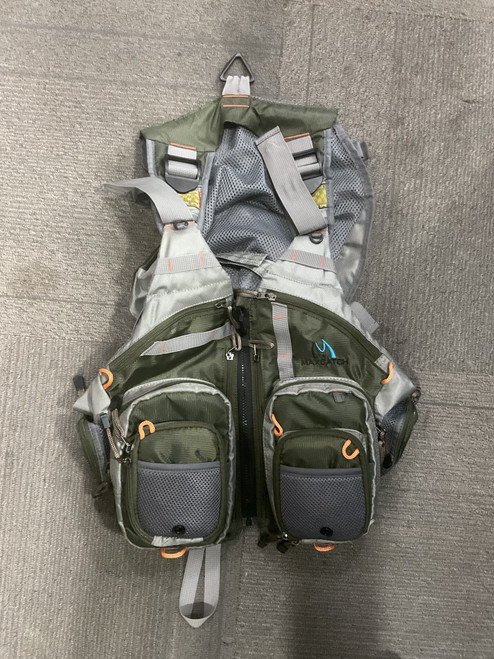 Vist Large View of Product Image Which is Used MAX CATCH ANGLERS VEST Other Dark Green