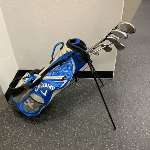 Vist Large View of Product Image Which is Used Callaway XJ 9-12 Jr Package Set RH Royal Blue 7 Piece