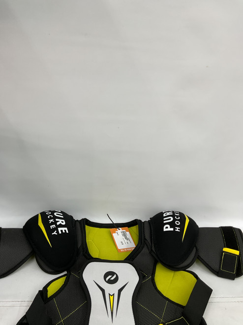 Vist Large View of Product Image Which is Used PURE HOCKEY Junior Shoulder Pads LG