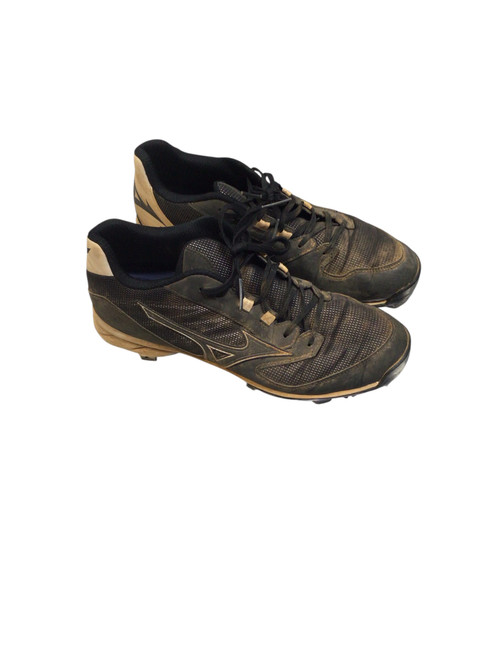 Vist Large View of Product Image Which is Used Mizuno BB/SB Cleats Black Senior 9