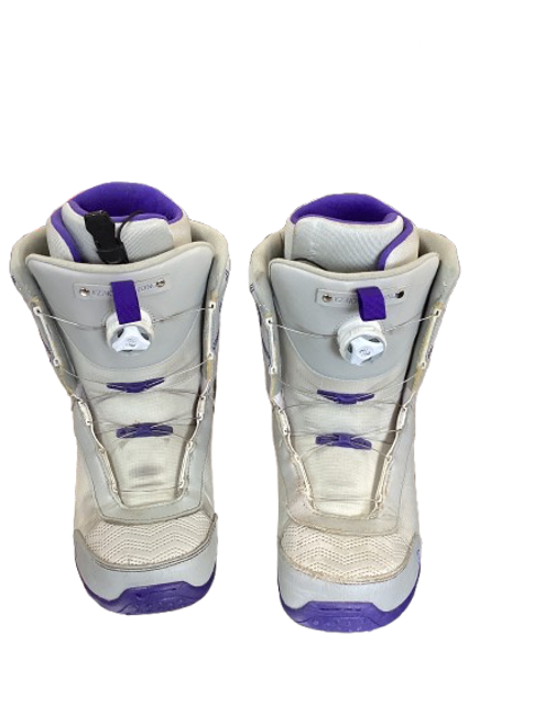 Vist Large View of Product Image Which is Used K2 SEND IT BOA Womens Snowboard Boots Grey Senior 10