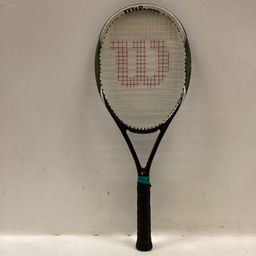 Vist Large View of Product Image Which is Used Wilson HYPER CARBON Adult Tennis Racquet Black Unknown