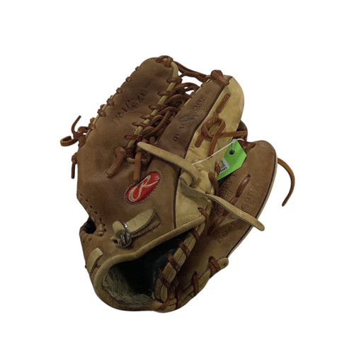 Vist Large View of Product Image Which is Used Rawlings GOLD GLOVE ELITE TRAPEZE BB/SB Glove RH Throw Tan 12 1/4"