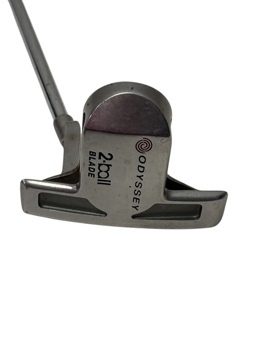 Vist Large View of Product Image Which is Used Odyssey WHITE HOT 2-BALL BLADE Golf Putter RH 34"