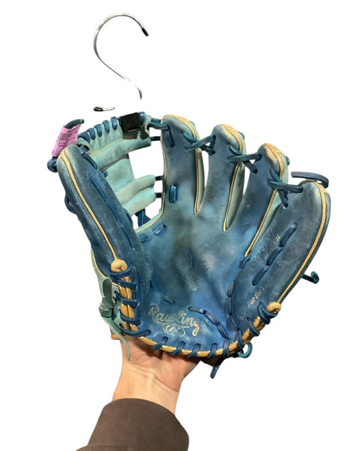 Vist Large View of Product Image Which is Used Rawlings PROR312U-2R BB/SB Glove RH Throw Royal Blue 11 1/4"