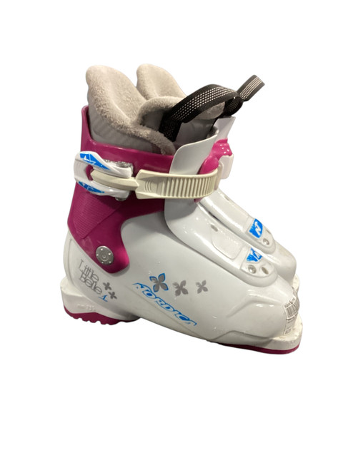Vist Large View of Product Image Which is Used Nordica LITTLE BELLE 1 Girls DH Ski Boot Pink 195 MP - Y13