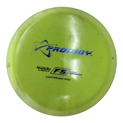 Vist Large View of Product Image Which is Used Prodigy Disc F5 400G Disc Golf Driver Optic Yellow 150g