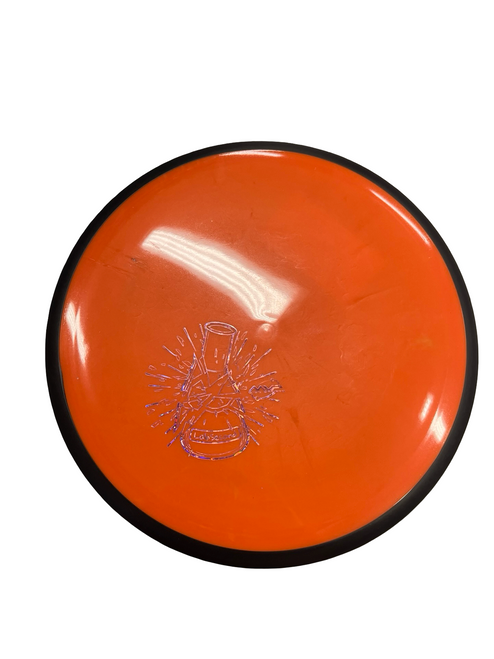 Vist Large View of Product Image Which is Used MVP SIGNAL Disc Golf Driver Orange
