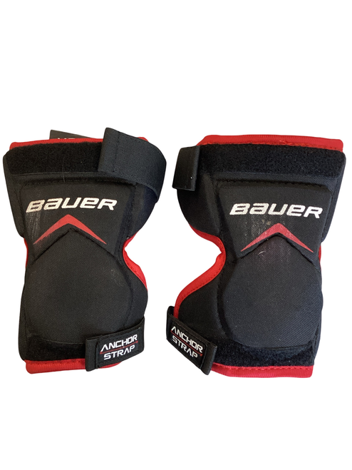 Vist Large View of Product Image Which is Used Bauer Vapor X900 Goalie Knee Pads YTH