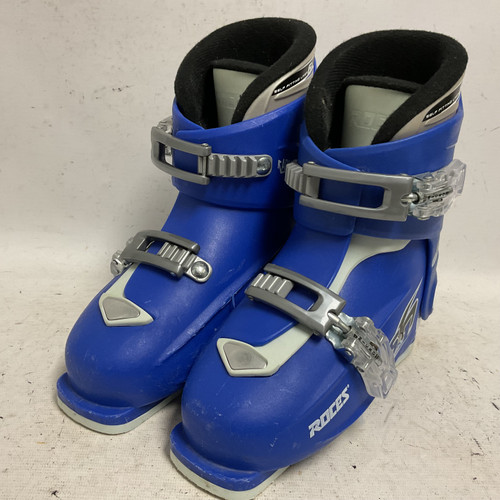 Vist Large View of Product Image Which is Used Roces IDEA UP 6 IN 1 190-220MP Boys DH Ski Boot Royal Blue 190 MP - Y12