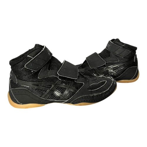 Vist Large View of Product Image Which is Used Asics Wrestling Shoes Black Junior 04