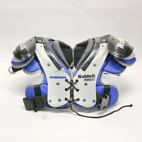 Vist Large View of Product Image Which is Used Riddell PURSUIT FB Shoulder Pads Grey MD