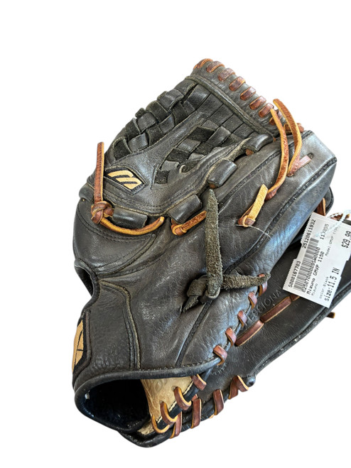 Vist Large View of Product Image Which is Used Mizuno GMVP 1150 BB/SB Glove RH Throw Black 11 1/2"