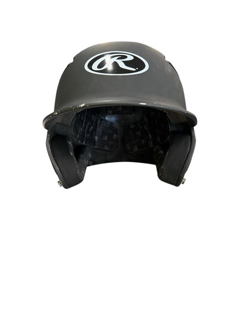 Vist Large View of Product Image Which is Used Rawlings RAWLINGS HELMET Batting Helmet No Mask Black LG
