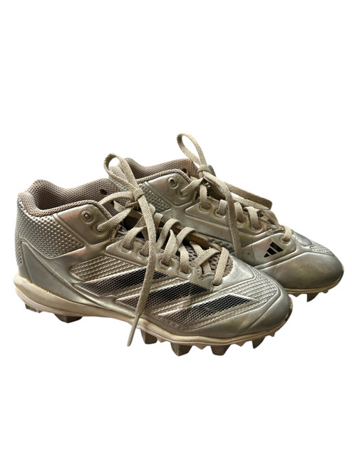 Vist Large View of Product Image Which is Used Adidas Jr FB Cleats Grey Junior 03