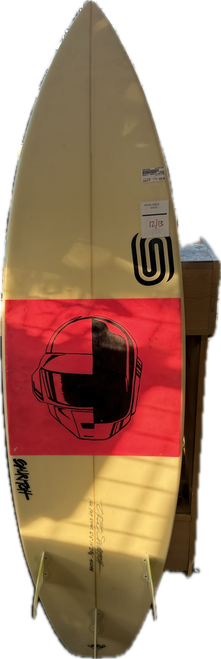Vist Large View of Product Image Which is Used DAFT PUNK Surfboard Natural 6Ft
