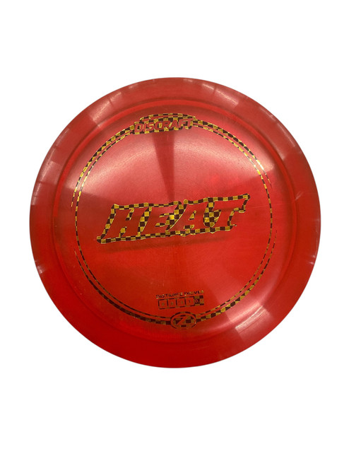 Vist Large View of Product Image Which is Used Discraft HEAT Z LINE Disc Golf Driver Red