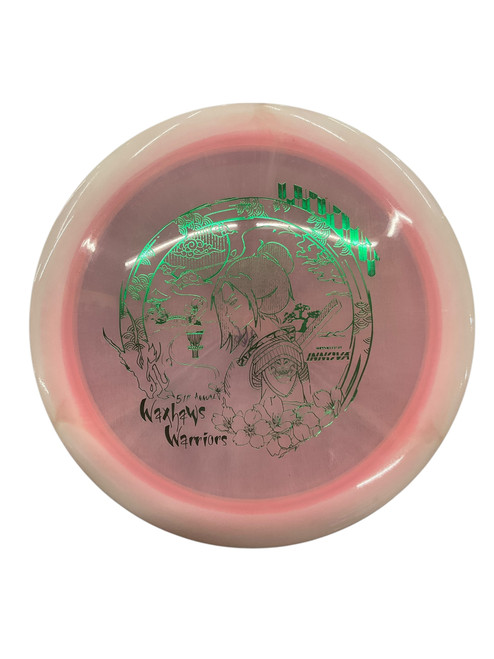 Vist Large View of Product Image Which is Used Innova WRAITH CHAMPION Disc Golf Driver Pink