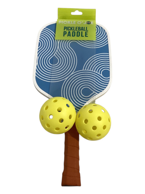 Vist Large View of Product Image Which is Used PICKLE BALL PADDLE AND BALL SET Pickleball Racquet Yellow