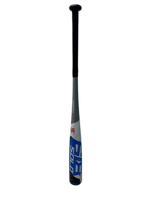Vist Large View of Product Image Which is Used Louisville Slugger WTLBBS618B3 BB/SB High School -3 Bat White/Black/Royal 31"