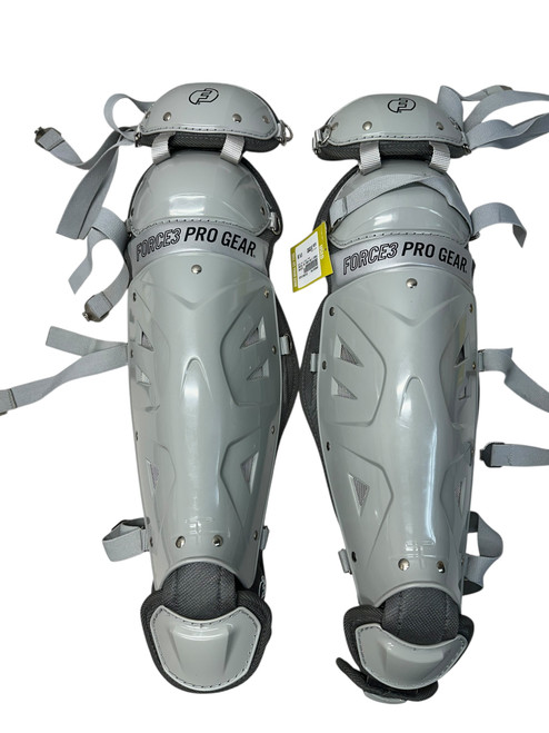 Vist Large View of Product Image Which is Used FORCE 3 PRO GEAR Catchers Leg Guards Grey Intermed