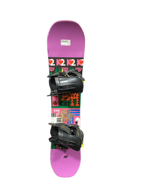 Vist Large View of Product Image Which is Used K2 LIL KAT Girls Board/Binding Purple 110 cm