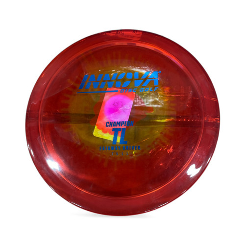 Vist Large View of Product Image Which is Used Innova CHAMPION TL Disc Golf Mid Range Red