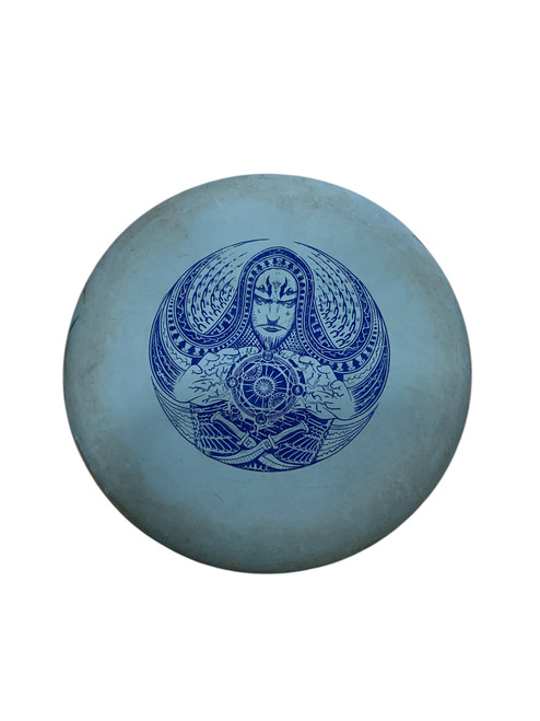 Vist Large View of Product Image Which is Used Gateway WARLOCK Disc Golf Putter Carolina Blue 174g