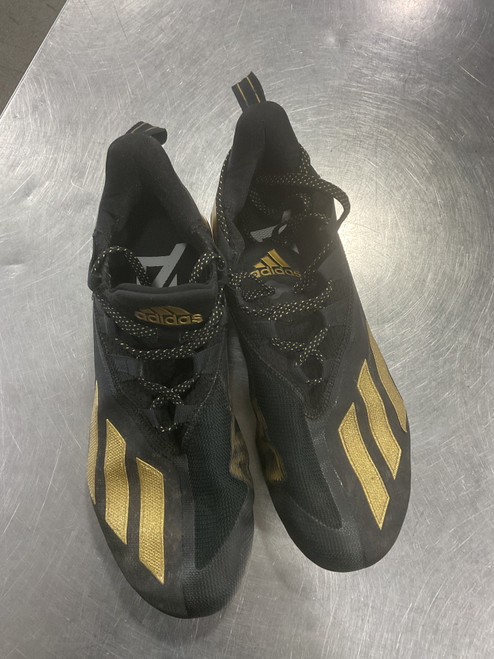 Vist Large View of Product Image Which is Used Adidas Adult FB Cleats Black Senior 7.5