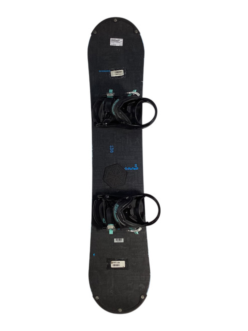 Vist Large View of Product Image Which is Used Rossignol ACCELERATOR Boys Board/Binding Black 130 cm