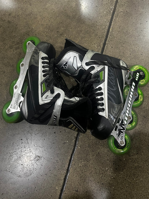 Vist Large View of Product Image Which is Used Mission SOLIDER SE 6 SKATE/7.5 SHOE Senior Aggressive Skates Black Senior 6