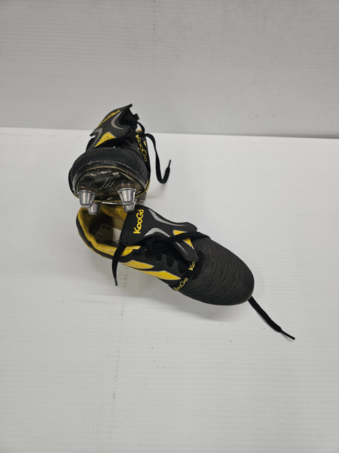 Vist Large View of Product Image Which is Used Rugby Cleats Yellow Senior 5.5