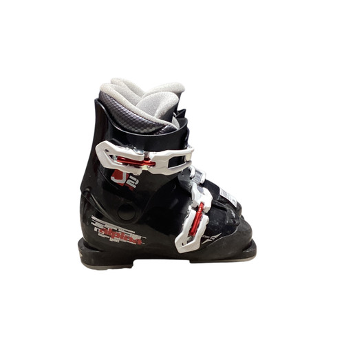 Vist Large View of Product Image Which is Used Alpina J2 Boys DH Ski Boot Black 195 MP - Y13