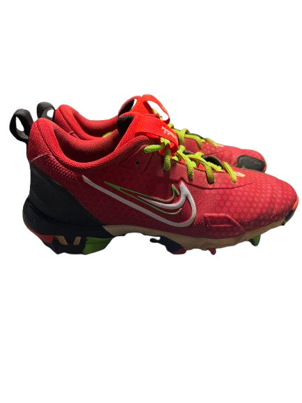 Vist Large View of Product Image Which is Used Nike FASTFLEX BB/SB Cleats Red Junior 04