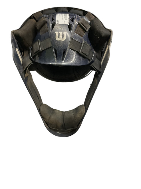 Vist Large View of Product Image Which is Used Wilson Catchers Helmet w/Mask Navy Blue MD