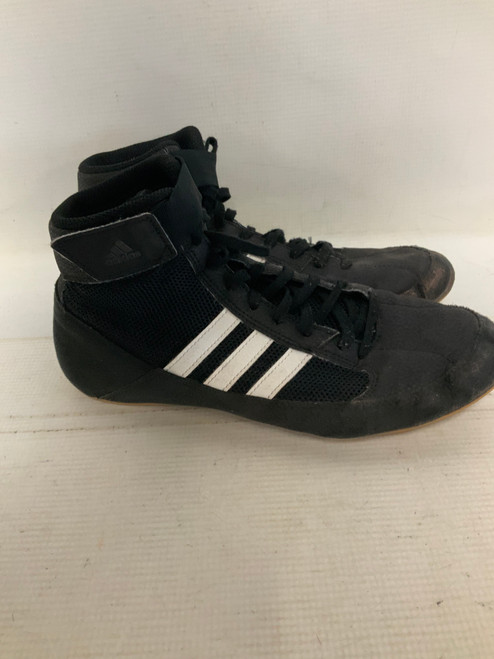 Vist Large View of Product Image Which is Used Adidas Wrestling Shoes Black Senior 8