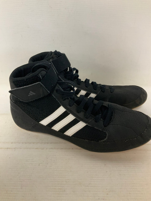 Vist Large View of Product Image Which is Used Adidas Wrestling Shoes Black Senior 7