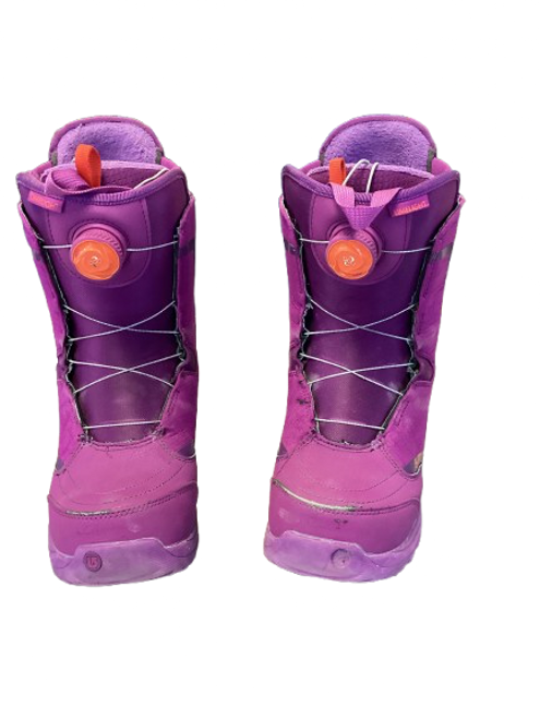 Vist Large View of Product Image Which is Used Burton IMPRINT 2 Womens Snowboard Boots Purple Senior 9.5