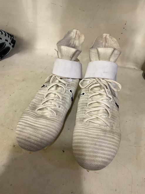 Vist Large View of Product Image Which is Used Nike Adult FB Cleats White Senior 14