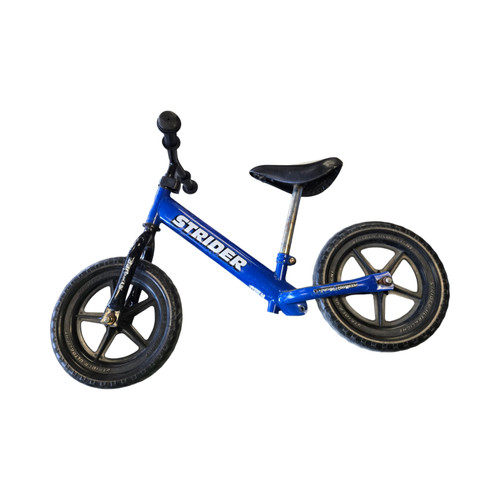Vist Large View of Product Image Which is Used STRIDER BIKE Balance Bike Boys Navy Blue 12"