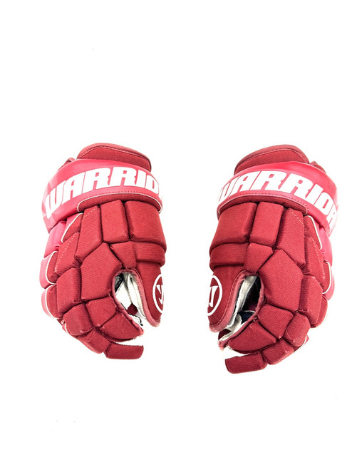 Vist Large View of Product Image Which is Used Warrior SURGE Junior Gloves Maroon 11"