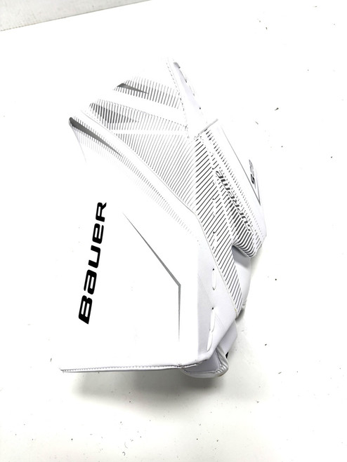 Vist Large View of Product Image Which is Used Bauer S29 Senior Goalie Blocker White