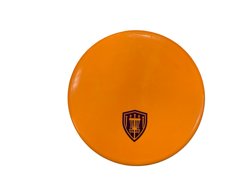 Vist Large View of Product Image Which is Used Dynamic Discs LUCID JURY Disc Golf Putter Orange 173g